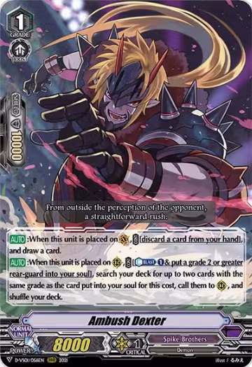 Ambush Dexter (D-VS01/056EN), D-VS01: V Clan Collection Vol.1 — Vanguard card price