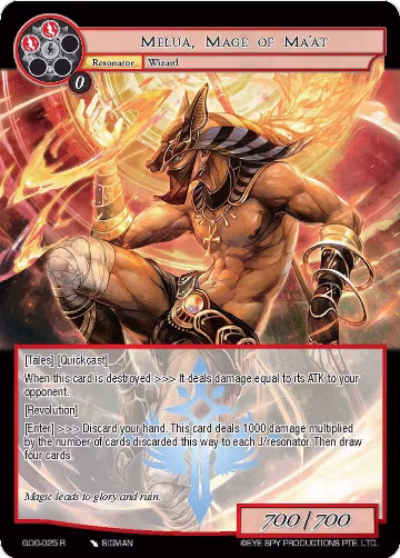 Melua, Mage of Ma'at (GOG-025), Game of Gods — Force of Will card price