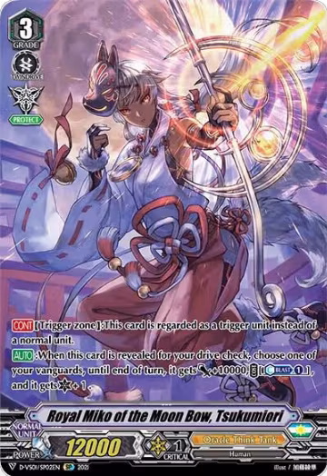 Royal Miko of the Moon Bow, Tsukumiori (SP) (D-VS01/SP02EN), D-VS01: V Clan Collection Vol.1 — Vanguard card price