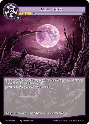 Night Moon (GOG-064), Game of Gods — Force of Will card price