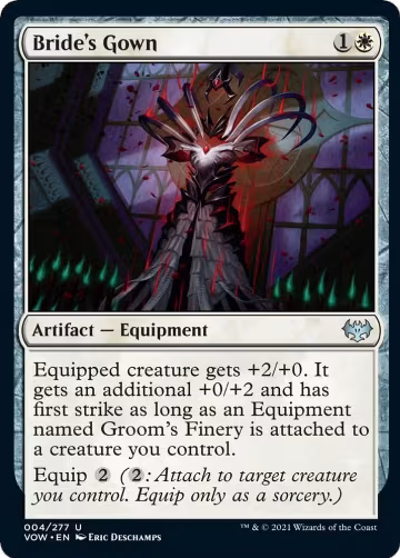 Bride's Gown (4), Innistrad: Crimson Vow — Magic card price