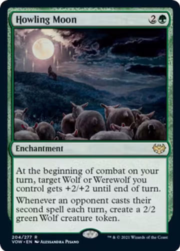 Howling Moon (204), Innistrad: Crimson Vow — Magic card price