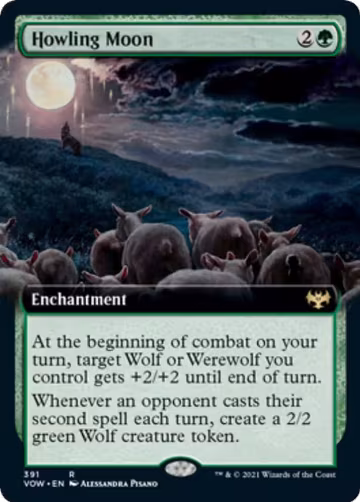Howling Moon (Extended Art) (391), Innistrad: Crimson Vow — Magic card price