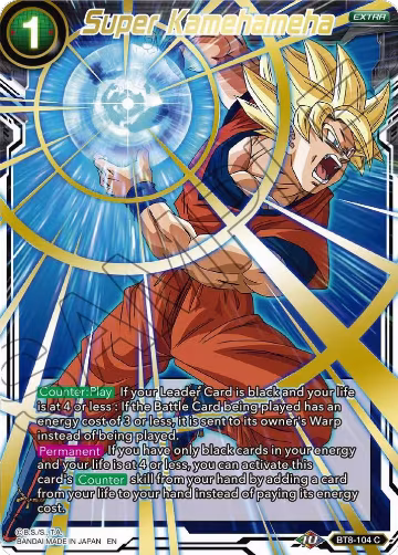 Super Kamehameha (Gold Stamped) (BT8-104), Mythic Booster — DB Super card price