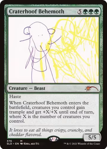 Craterhoof Behemoth (376) (376), Secret Lair Drop Series — Magic card price