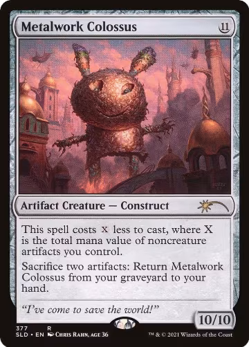 Metalwork Colossus (377) (377), Secret Lair Drop Series — Magic card price