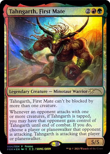 Tahngarth, First Mate (4), Unique and Miscellaneous Promos — Magic card price