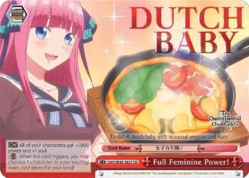 Full Feminine Power! (5HY/W83-TE27 TD), The Quintessential Quintuplets — Weiß Schwarz card price