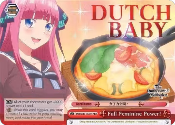 Full Feminine Power! (RRR) (5HY/W83-TE27R RRR), The Quintessential Quintuplets — Weiß Schwarz card price