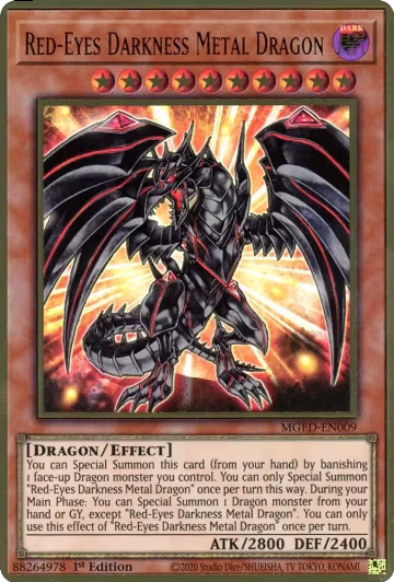 Red-Eyes Darkness Metal Dragon (MGED-EN009), Maximum Gold: El Dorado — Yu-Gi-Oh! card price