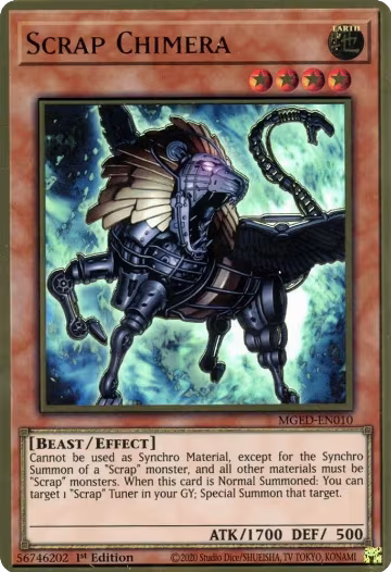 Scrap Chimera (MGED-EN010), Maximum Gold: El Dorado — Yu-Gi-Oh! card price