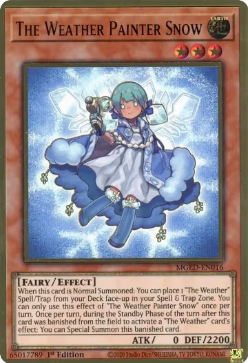 The Weather Painter Snow (MGED-EN016), Maximum Gold: El Dorado — Yu-Gi-Oh! card price