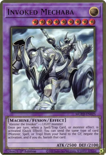 Invoked Mechaba (MGED-EN025), Maximum Gold: El Dorado — Yu-Gi-Oh! card price