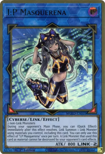 I:P Masquerena (MGED-EN035), Maximum Gold: El Dorado — Yu-Gi-Oh! card price