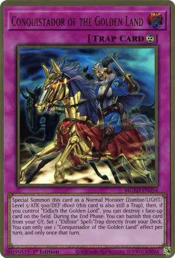 Conquistador of the Golden Land (MGED-EN054), Maximum Gold: El Dorado — Yu-Gi-Oh! card price
