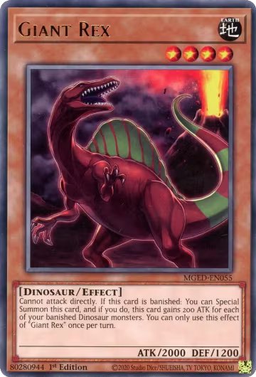 Giant Rex (MGED-EN055), Maximum Gold: El Dorado — Yu-Gi-Oh! card price