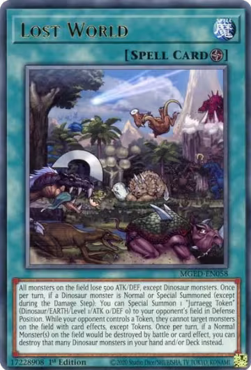 Lost World (MGED-EN058), Maximum Gold: El Dorado — Yu-Gi-Oh! card price