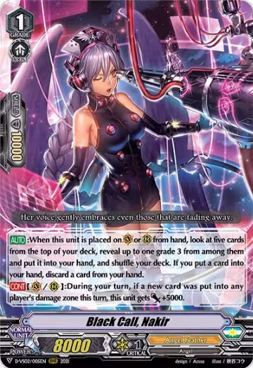 Black Call, Nakir (D-VS02/005EN), D-VS02: V Clan Collection Vol.2 — Vanguard card price