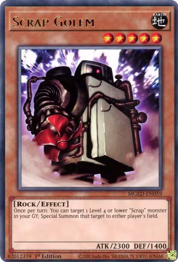 Scrap Golem (MGED-EN059), Maximum Gold: El Dorado — Yu-Gi-Oh! card price