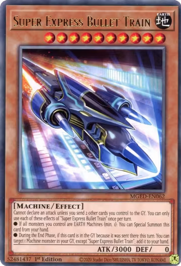Super Express Bullet Train (MGED-EN062), Maximum Gold: El Dorado — Yu-Gi-Oh! card price