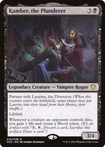 Kamber, the Plunderer (19), Commander: Innistrad: Crimson Vow — Magic card price