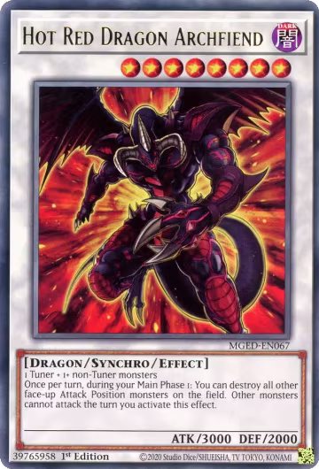 Hot Red Dragon Archfiend (MGED-EN067), Maximum Gold: El Dorado — Yu-Gi-Oh! card price