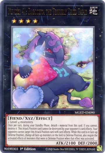 Number 41: Bagooska the Terribly Tired Tapir (MGED-EN090), Maximum Gold: El Dorado — Yu-Gi-Oh! card price