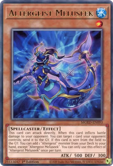 Altergeist Meluseek (MGED-EN093), Maximum Gold: El Dorado — Yu-Gi-Oh! card price