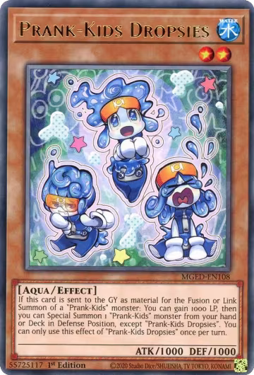 Prank-Kids Dropsies (MGED-EN108), Maximum Gold: El Dorado — Yu-Gi-Oh! card price
