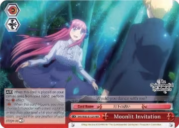 Moonlit Invitation (RRR) (5HY/W83-E102R RRR), The Quintessential Quintuplets — Weiß Schwarz card price