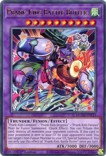 Prank-Kids Battle Butler (MGED-EN113), Maximum Gold: El Dorado — Yu-Gi-Oh! card price