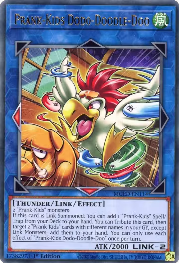 Prank-Kids Dodo-Doodle-Doo (MGED-EN114), Maximum Gold: El Dorado — Yu-Gi-Oh! card price