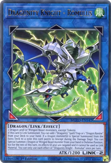 Dragunity Knight - Romulus (MGED-EN142), Maximum Gold: El Dorado — Yu-Gi-Oh! card price