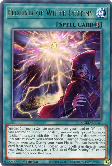 Eldlixir of White Destiny (MGED-EN124), Maximum Gold: El Dorado — Yu-Gi-Oh! card price