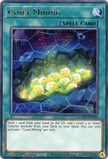 Cynet Mining (MGED-EN148), Maximum Gold: El Dorado — Yu-Gi-Oh! card price