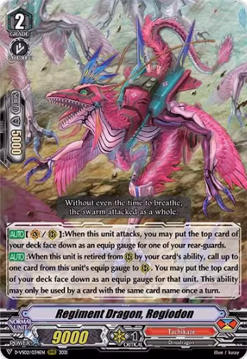 Regiment Dragon, Regiodon (D-VS02/034EN), D-VS02: V Clan Collection Vol.2 — Vanguard card price