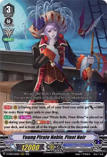 Young Pirate Noble, Pinot Noir (D-VS02/064EN), D-VS02: V Clan Collection Vol.2 — Vanguard card price