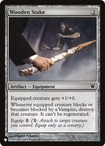 Wooden Stake (237/264), The List Reprints — Magic card price