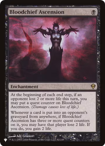 Bloodchief Ascension (82/249), The List Reprints — Magic card price