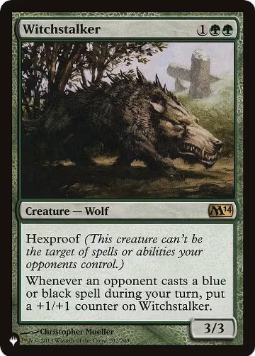 Witchstalker (202/249), The List Reprints — Magic card price