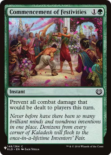 Commencement of Festivities (148/264), The List Reprints — Magic card price
