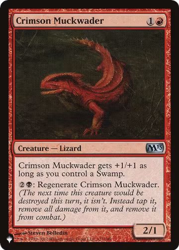 Crimson Muckwader (127/249), The List Reprints — Magic card price