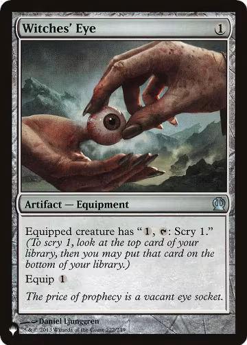 Witches' Eye (222/249), The List Reprints — Magic card price