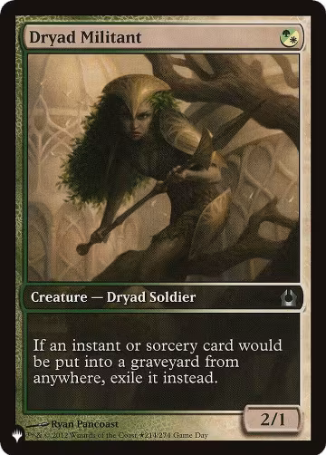Dryad Militant (214/274), The List Reprints — Magic card price