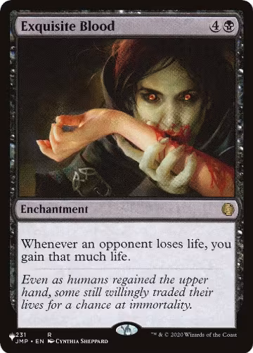 Exquisite Blood (231/078), The List Reprints — Magic card price
