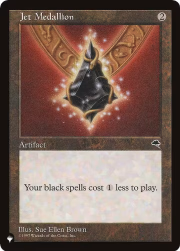 Jet Medallion, The List Reprints — Magic card price