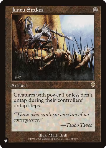 Juntu Stakes (304/350), The List Reprints — Magic card price
