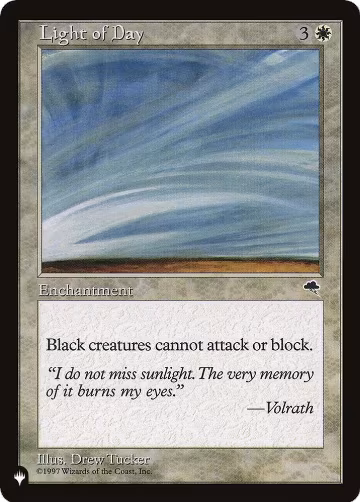 Light of Day, The List Reprints — Magic card price