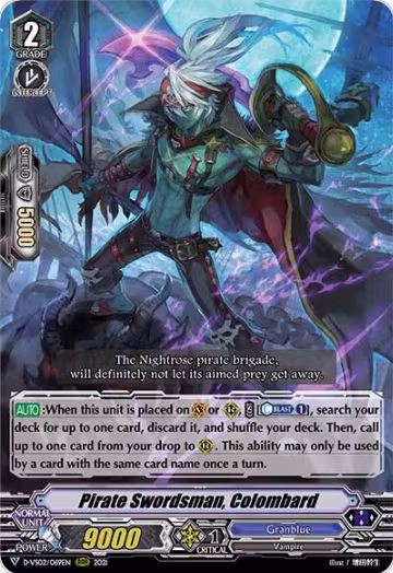 Pirate Swordsman, Colombard (D-VS02/069EN), D-VS02: V Clan Collection Vol.2 — Vanguard card price