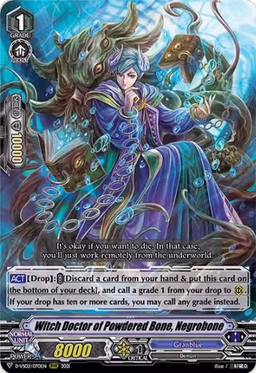 Witch Doctor of Powdered Bone, Negrobone (D-VS02/070EN), D-VS02: V Clan Collection Vol.2 — Vanguard card price